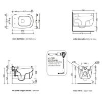 Товар: Унитаз Flaminia Mono MN118 подвесной Белый без сиденья - фото 4 Унитаз Flaminia Mono MN118 подвесной Белый без сиденья — фото 4, Унитазы