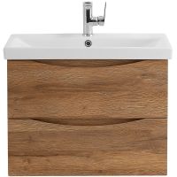 Тумба под раковину BelBagno Marino-Cer 60 MARINO-CER-600-2C-SO-RR-P подвесная Rovere Rustico — фото 1, Тумбы под раковину