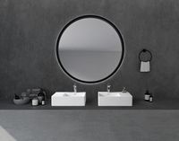 Раковина Abber Stein 56 L AS2644 L Белая матовая — фото 4, Раковины накладные