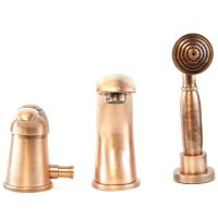 Смеситель на борт ванны Webert Aurora AU850701060 Медь — фото 2, Смесители на борт ванны