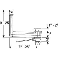 Товар: Сифон для раковины Geberit 152.018.00.1 Хром - фото 3 Сифон для раковины Geberit 152.018.00.1 Хром — фото 3, Сифоны для раковины