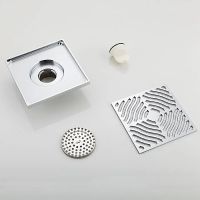 Душевой трап Gappo G81550 с решеткой Хром — фото 6, Трапы для душа