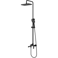 Товар: Душевая система Splenka S31.24.06 Черная матовая - фото 1 Душевая система Splenka S31.24.06 Черная матовая — фото 1, Душевые стойки