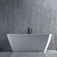 Ванна из искусственного камня Salini Agatha 180х80 100221M Белая матовая — фото 7, Ванны из искусственного камня