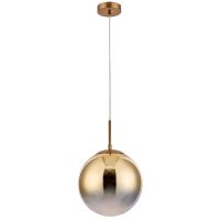 Подвесной светильник Artelamp Jupiter gold A7962SP-1GO Прозрачный Золото — фото 1, Подвесные светильники