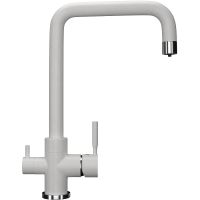 Смеситель для кухни Ulgran Classic U-019-341 Ультра-белый — фото 1, Смесители