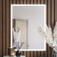 Зеркало Bond Cube 60x80 M44ZE-6080 с подсветкой с сенсорным выключателем — фото 1, Мебель для ванной