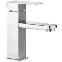 Смеситель для раковины WesnaArt Kubus KUB13-210 Сатин — фото 1, Смесители для раковины