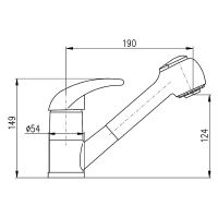 Товар: Смеситель для кухни Rav Slezak Dunaj D410.5 Хром - фото 4 Смеситель для кухни Rav Slezak Dunaj D410.5 Хром — фото 4, Смесители для кухни
