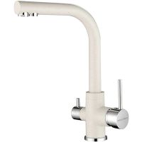 Смеситель для кухни Paulmark Essen Es213011-331 Белый — фото 1, Смесители для кухни