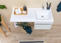 Товар: Тумба с раковиной Aquanet Токио 120 R 239213 подвесная Белая - фото 13 Тумба с раковиной Aquanet Токио 120 R 239213 подвесная Белая — фото 13, Тумбы с раковиной