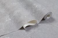 Обои Артекс New Look 6 10945-04 Винил на флизелине (1,06*10,05) Серый, Однотонные/Штукатурка — фото 3, Обои для стен