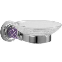 Мыльница Boheme Murano 10903-V-CR Хром Фиолетовый — фото 1, Мыльницы