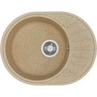 Кухонная мойка Aquaton Чезана 57 1A711232CS220 Песочная — фото 1, Кухонные мойки