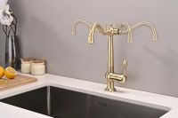 Смеситель для кухни Paulmark Retro Re213226-BR Бронза — фото 3, Смесители