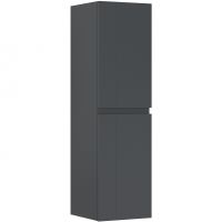 Шкаф пенал Orka Likya 40 3001084 подвесной Антрацит матовый — фото 1, Мебель для ванной