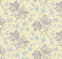 Обои Milassa Classic LS2 004 Флизелин (1*10,05) Желтый, Цветы — фото 1, Обои для стен
