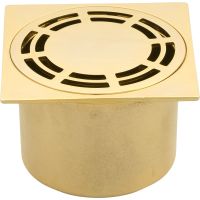 Душевой трап Migliore Ricambi 20213 с решеткой Золото — фото 1, Трапы для душа