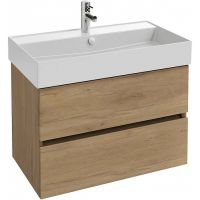 Тумба под раковину Jacob Delafon Tolbiac 80 EB2382-E75 подвесная Дуб Давос — фото 1, Тумбы под раковину