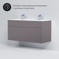 Тумба под раковину AM.PM Inspire V2.0 120 M50AFHX1203EGM подвесная Серая матовая — фото 5, Тумбы под раковину