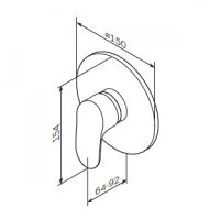 Товар: Смеситель для душа AM.PM Like F8075000 Хром - фото 13 Смеситель для душа AM.PM Like F8075000 Хром — фото 13, Смеситель для душа