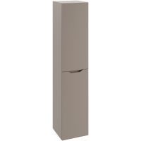 Шкаф пенал Orange Line 35 Li-35PuL подвесной Латте матовый — фото 1, Пеналы для ванной комнаты