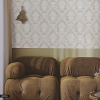 Обои Bernardo Bartalucci Sarrieri Флизелин (1,06*10) Бежевый, Дамаск арт-5076-5 — фото 2, Обои