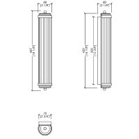 Светильник Devon&Devon Chicago DECHICAGO2CR/LD Хром — фото 7, Аксессуары для ванной