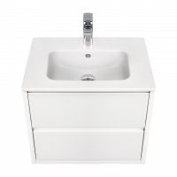 Тумба под раковину Aquaton Римини 60 1A226601RN010 подвесная Белый глянец — фото 2, Мебель для ванной