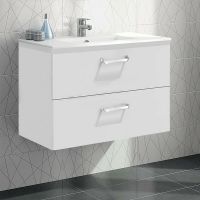 Тумба под раковину Jacob Delafon Vox 80 подвесная Белая глянцевая арт-EB2078-R1-G1C — фото 3, Тумбы под раковину