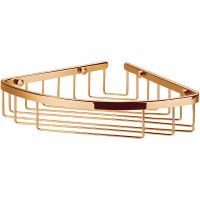 Полка корзина Art&Max AM-F-8936-Br угловая Бронза — фото 1, Полки для ванной и душа