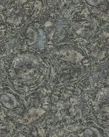 Обои Decori-Decori Carrara Best 85613BS Винил на флизелине (1,06*10,05) Бирюзовый/Фиолетовый, Под дерево — фото 2, Обои для стен