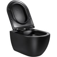 Унитаз Vincea Evo VT1-34MB подвесной с сиденьем Микролифт — фото 4, Подвесные унитазы