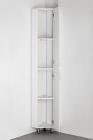 Шкаф пенал Style Line Веер 30 угловой Белый глянец арт-ЛС-00000113 — фото 2, Пеналы для ванной комнаты