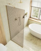 Товар: Душевая перегородка Maybah Glass MGD-702-3у 690x1950 в узком профиле Золото стекло бронзовое - фото 4 Душевая перегородка Maybah Glass MGD-702-3у 690x1950 в узком профиле Золото стекло бронзовое — фото 4, Душевые перегородки