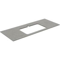 Столешница под раковину Kerama Marazzi Plaza Next Фондамента 120 PL2.DL500920R\120 Серый камень — фото 1, Раковины