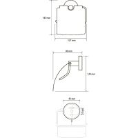 Товар: Держатель туалетной бумаги Bemeta Neo 104112015 с крышкой Нержавеющая сталь - фото 2 Держатель туалетной бумаги Bemeta Neo 104112015 с крышкой Нержавеющая сталь — фото 2, Держатели туалетной бумаги