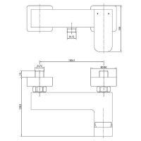 Смеситель для душа Aquanet Cubic SD90447 187231 Хром — фото 4, Смеситель для душа
