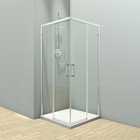 Товар: Душевой уголок Veconi Rovigo RV-47 100x100 RV47-100-01-C4 профиль Хром стекло прозрачное - фото 4 Душевой уголок Veconi Rovigo RV-47 100x100 RV47-100-01-C4 профиль Хром стекло прозрачное — фото 4, Душевые уголки