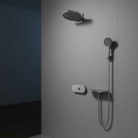 Товар: Душевая система Vincea Futura с термостатом Вороненая сталь арт-VSFW-2F12TGM - фото 3 Душевая система Vincea Futura с термостатом Вороненая сталь арт-VSFW-2F12TGM — фото 3, Встраиваемые душевые комплекты