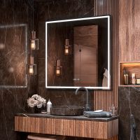 Зеркало Vigo Roberta Luxe 80 z.ROB.80.Luxe с подсветкой и подогревом с сенсорным выключателем — фото 2, Зеркала в ванную комнату