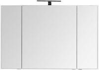 Зеркальный шкаф Aquanet Остин 120 L 203926 Белый — фото 2, Зеркальные шкафы в ванную