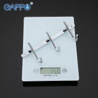 Вешалка для полотенец Gappo G201-3 Хром — фото 8, Крючки для полотенец