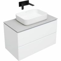 Товар: Тумба под раковину Allen Brau Infinity 85 1.21001.WM подвесная Белая матовая - фото 8 Тумба под раковину Allen Brau Infinity 85 1.21001.WM подвесная Белая матовая — фото 8, Мебель для ванной