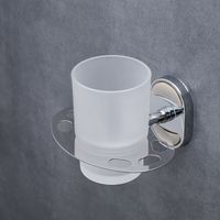 Стакан для зубных щеток Ростовская Мануфактура Сантехники A6020-1 Хром — фото 2, Мыльницы