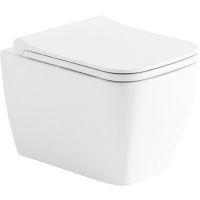 Унитаз Guralvit Nova NO31DAK01-SL подвесной с сиденьем Микролифт — фото 1, Унитазы