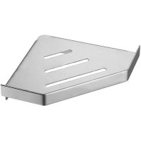 Металлическая полка Boheme New Venturo 10318-NB угловая Никель — фото 1, Полки для ванной и душа