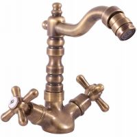 Смеситель для биде Rav Slezak Morava retro MK120.5/9SM Бронза — фото 1, Смесители