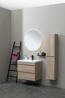 Товар: Шкаф пенал Aquanet Нота New 30 334201 подвесной Дуб светлый - фото 9 Шкаф пенал Aquanet Нота New 30 334201 подвесной Дуб светлый — фото 9, Мебель для ванной