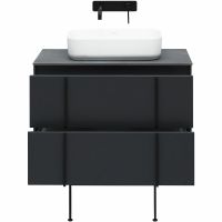 Тумба под раковину Allen Brau Reality 80 1.32005.AM подвесная Антрацит матовый — фото 42, Тумбы под раковину